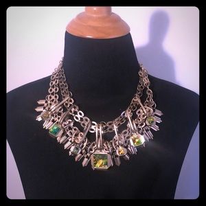 Gold statement necklaces- costume jewelry